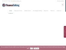 Tablet Screenshot of financetalking.com